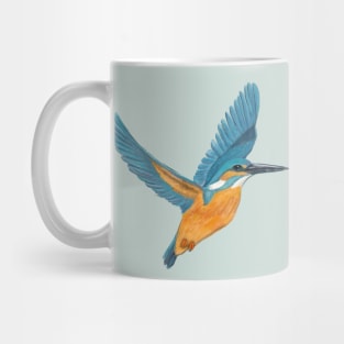 Flying kingfisher Mug